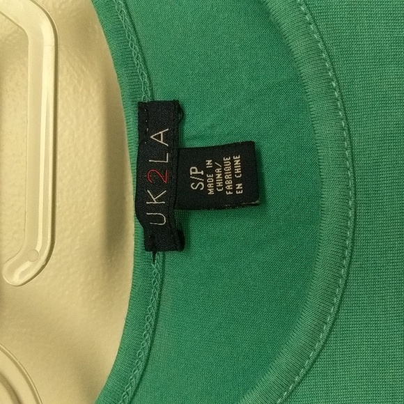 Form fitting teal dress - Picture 4 of 4